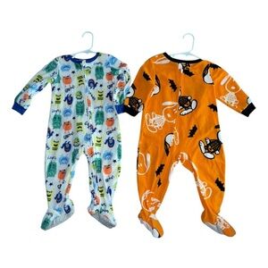 Absorba and Peanuts Multicolor and Orange Kids Footies 18 Months